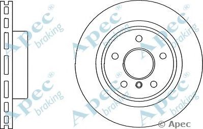 APEC BRAKING dsk3063 -  Тормозной диск